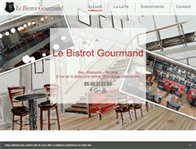 Tablet Screenshot of le-bistrot-gourmand.fr
